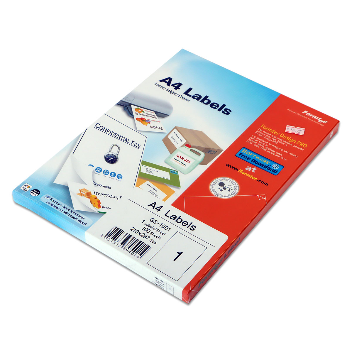 Label 100 A4 Size 100 Sheet