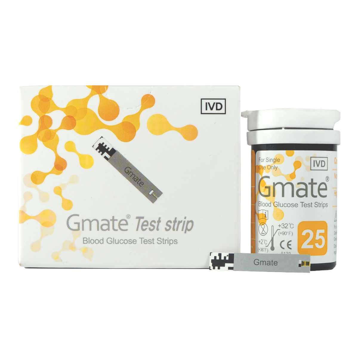 Gmate Glucose Test Strips 50 Pieces Pack 001940950
