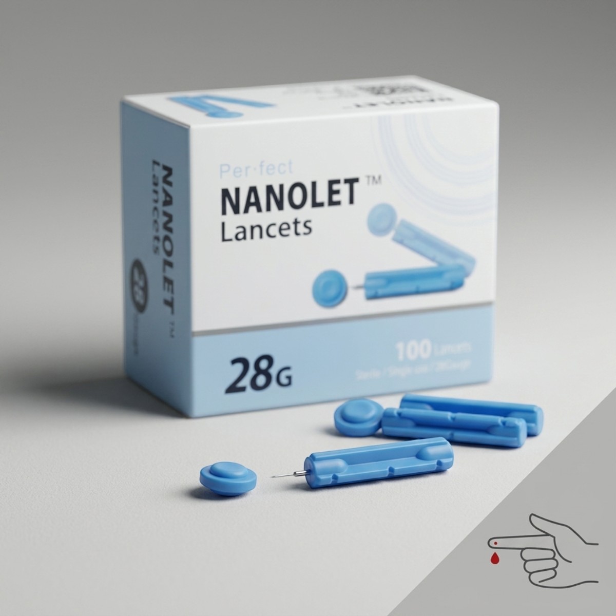 Nanolet Lancets 28g 100s