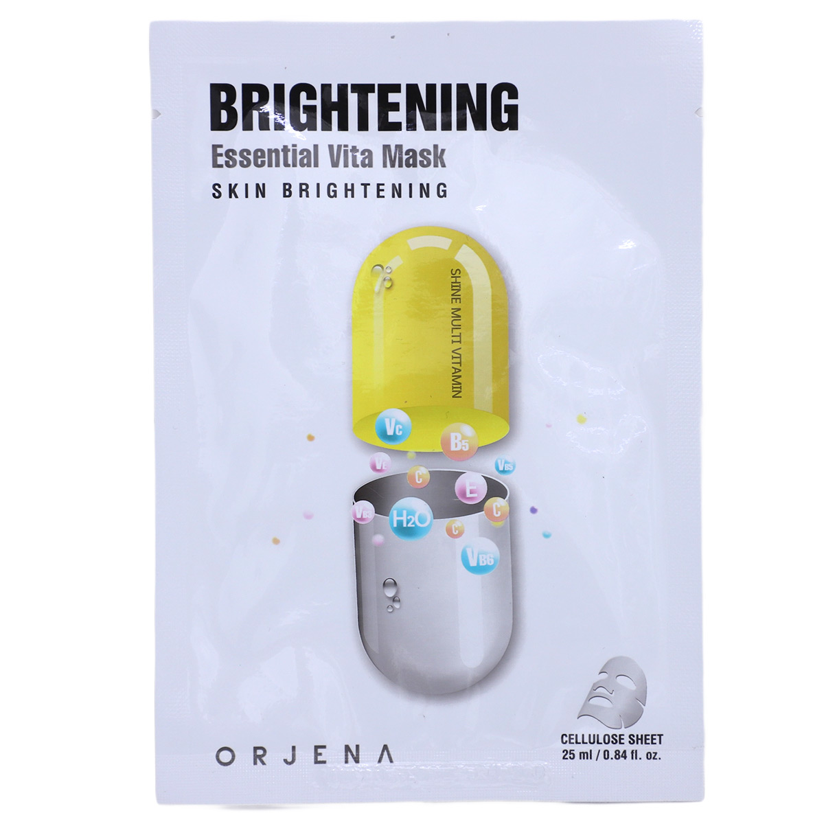 Orjena Brightening Essential Vita Skin Brightening Mask 25ml | Personal Care | Face Care | Face Masks