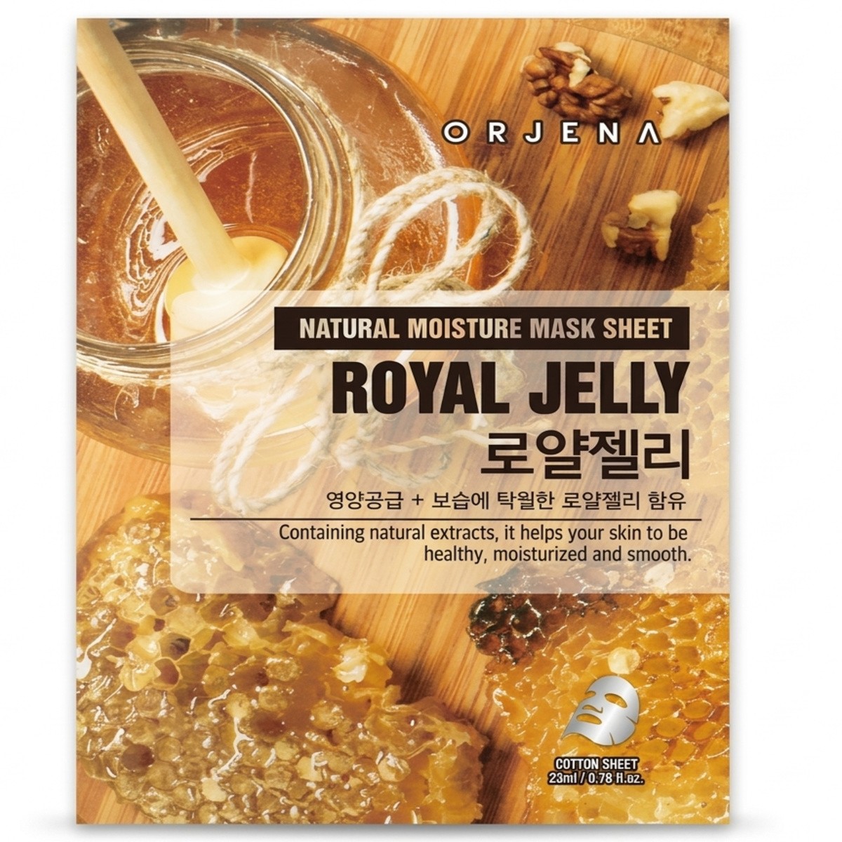 Orjena Natural Moisture Mask Sheet Royal Jelly 23ml