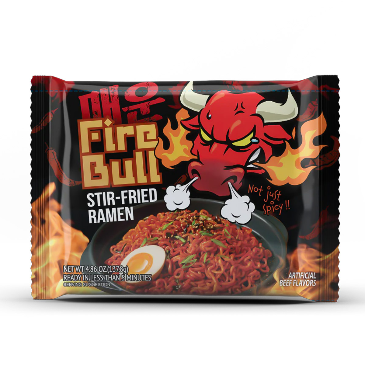 Fire Bull Stir-Fried Ramen 137.8g