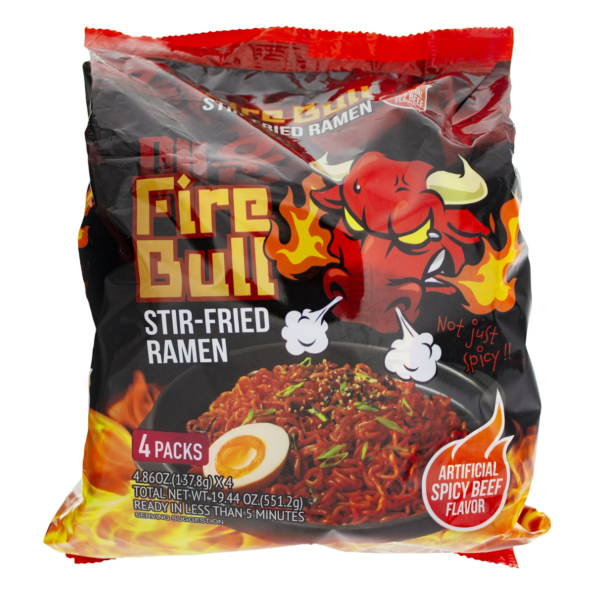 Fire Bull Stir-Fried Ramen 137.8g
