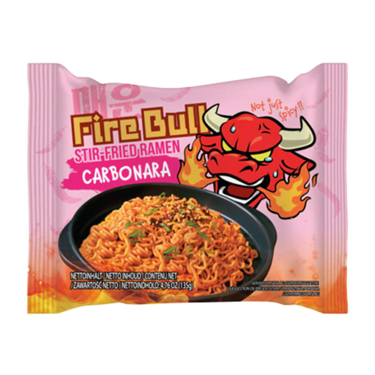 Fire Bull Stir-Fried Ramen Carbonara 135g