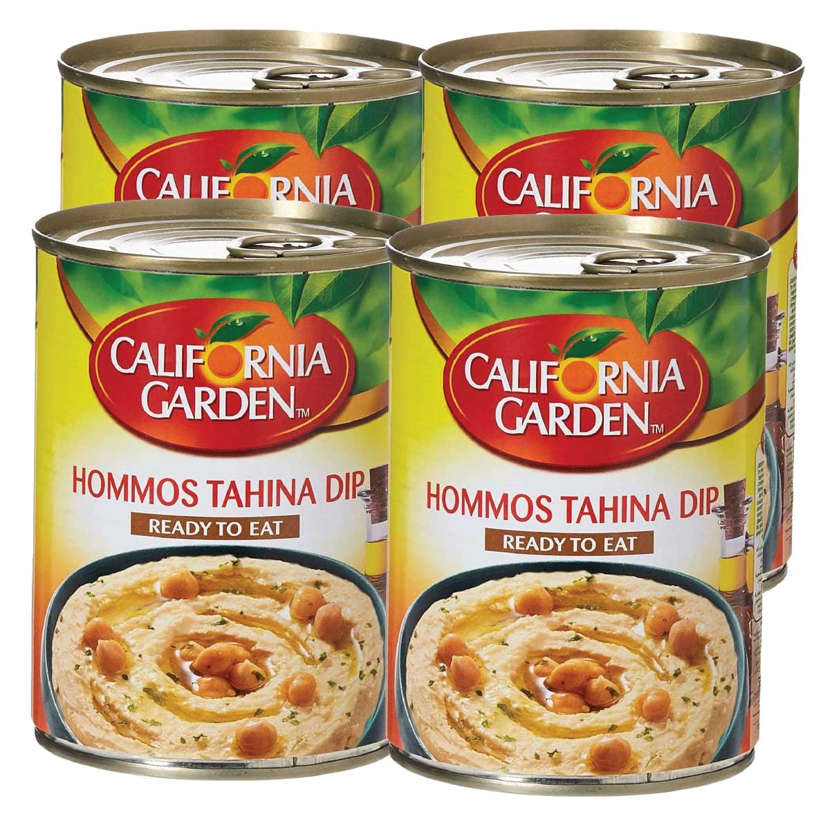 California Garden Hommos Tahina Dip 4x400g
