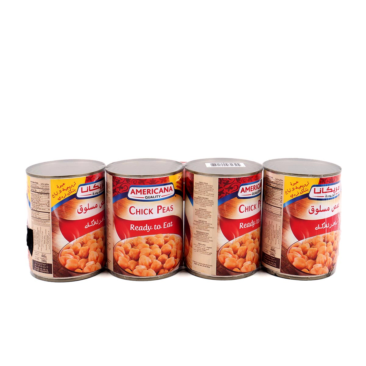 American Quality Canned Chickpeas Plain 4x400g