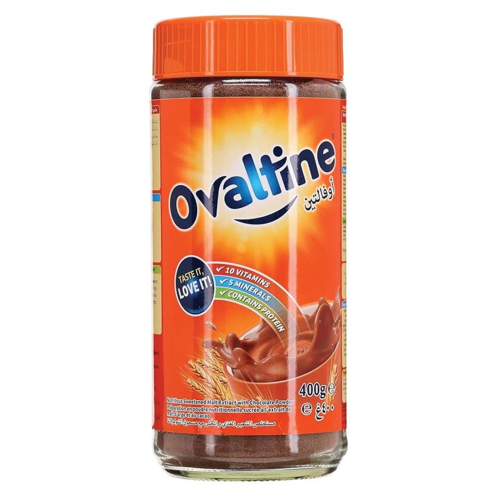 Ovaltine Nutritious Malt Extract With Chocolate Powder 400g