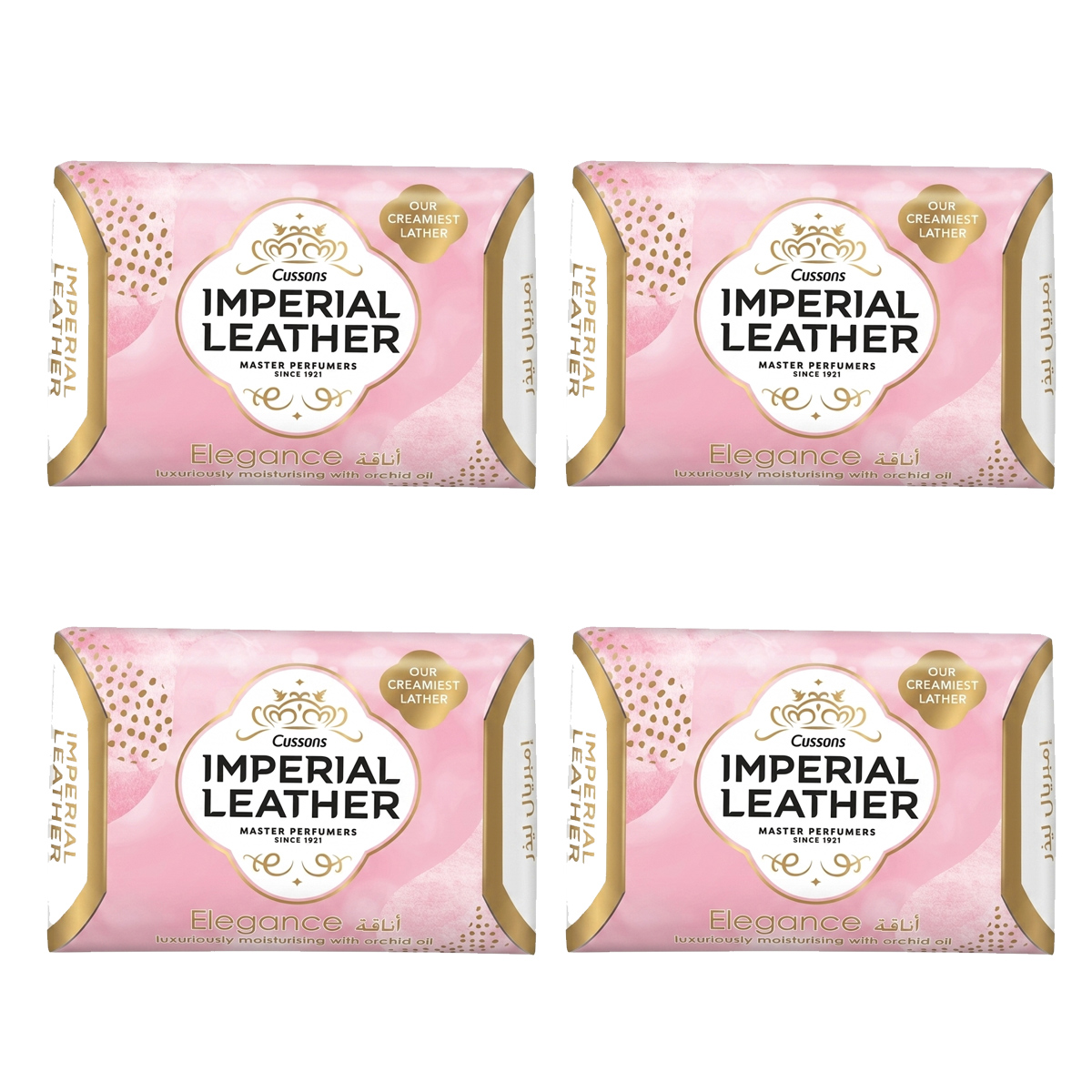 Cussons Imperial Leather Elegance Soap 4x100g