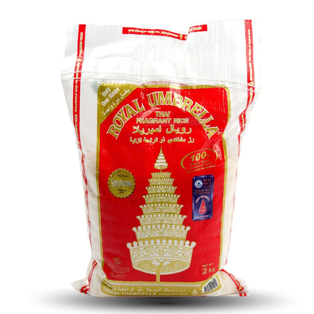Royal Umbrella Thai Fragrant Rice 2Kg