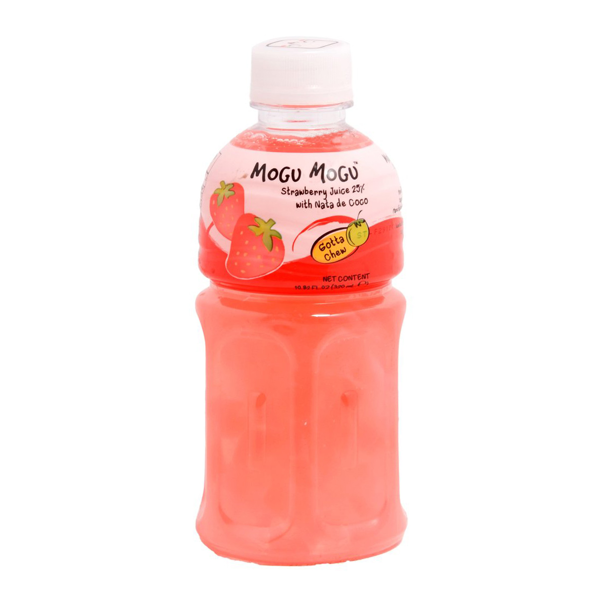 Mogu Mogu Strawberry Juice With Nata De Coco 230ml
