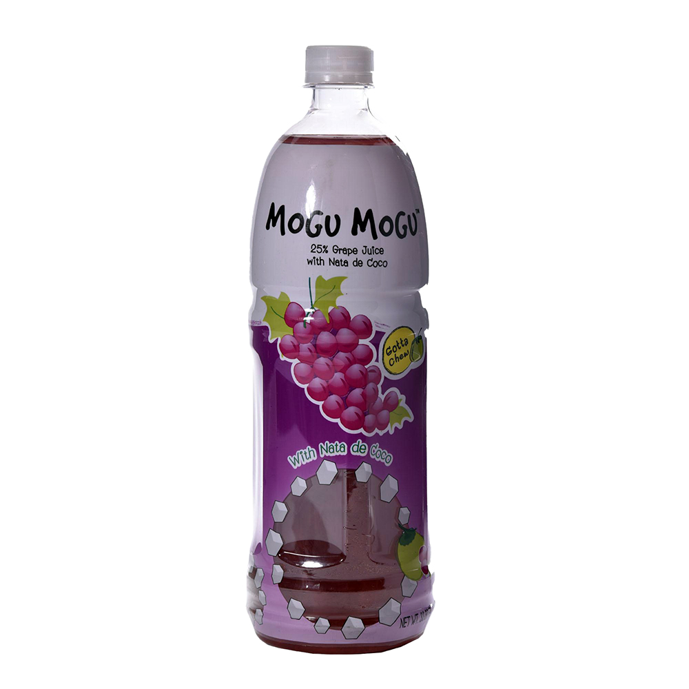 Mogu Mogu Grape Juice with Nata de Coco 1L
