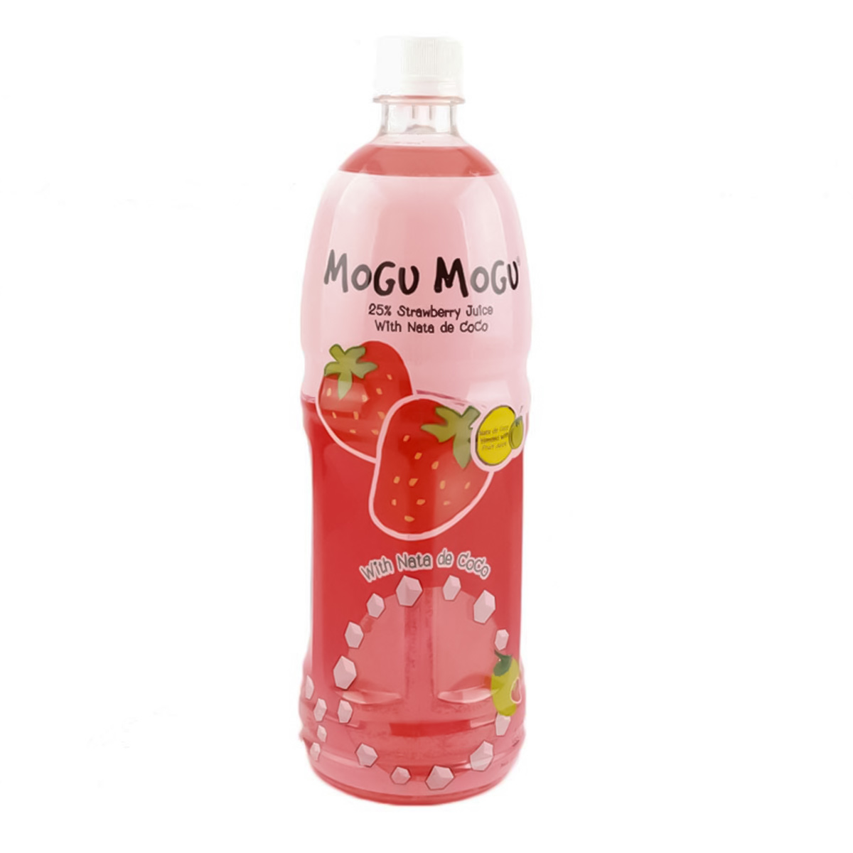 Mogu Mogu Strawberry Juice With Nata De Coco