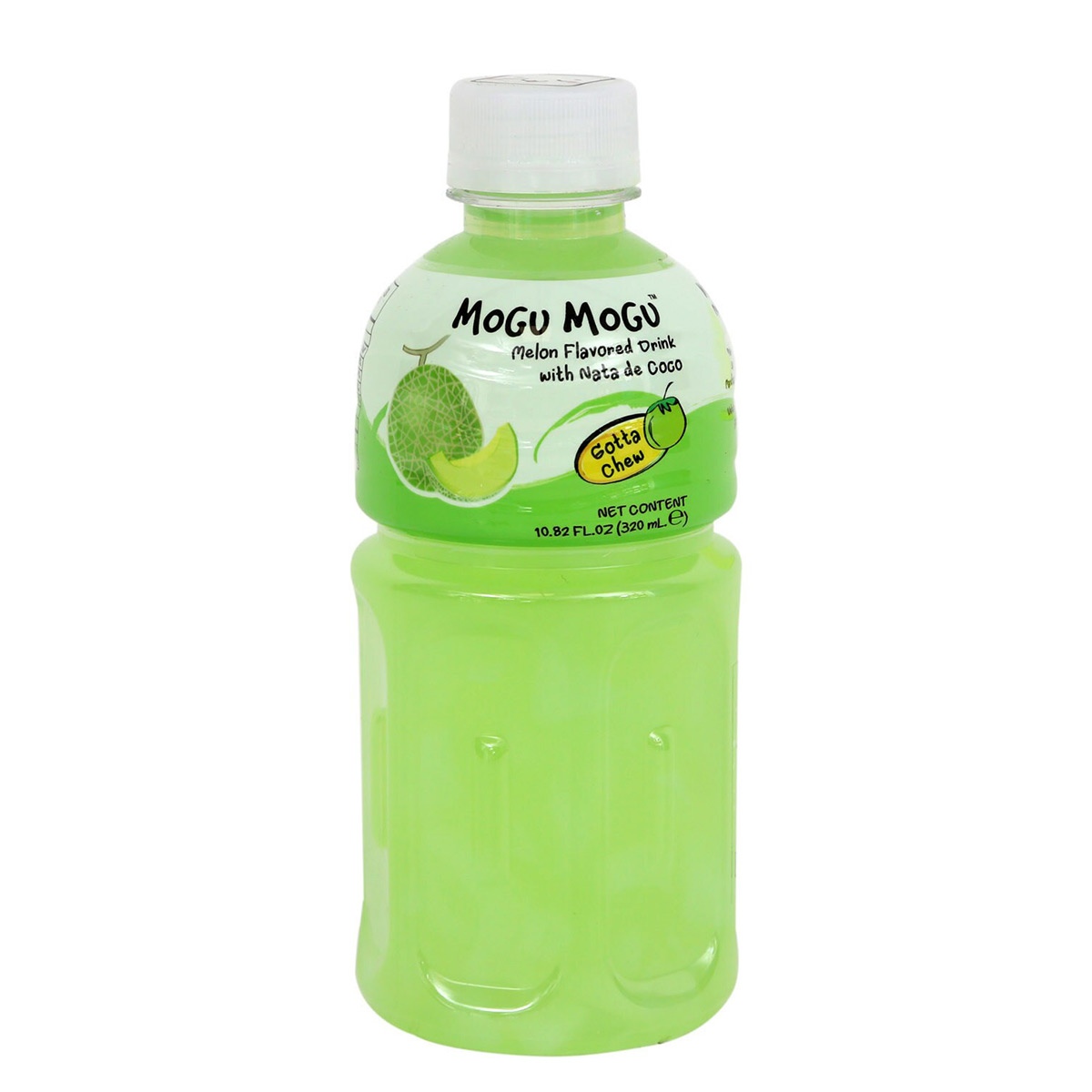 Mogu Mogu Melon Flavoured Drink With Nata De Coco 320ml
