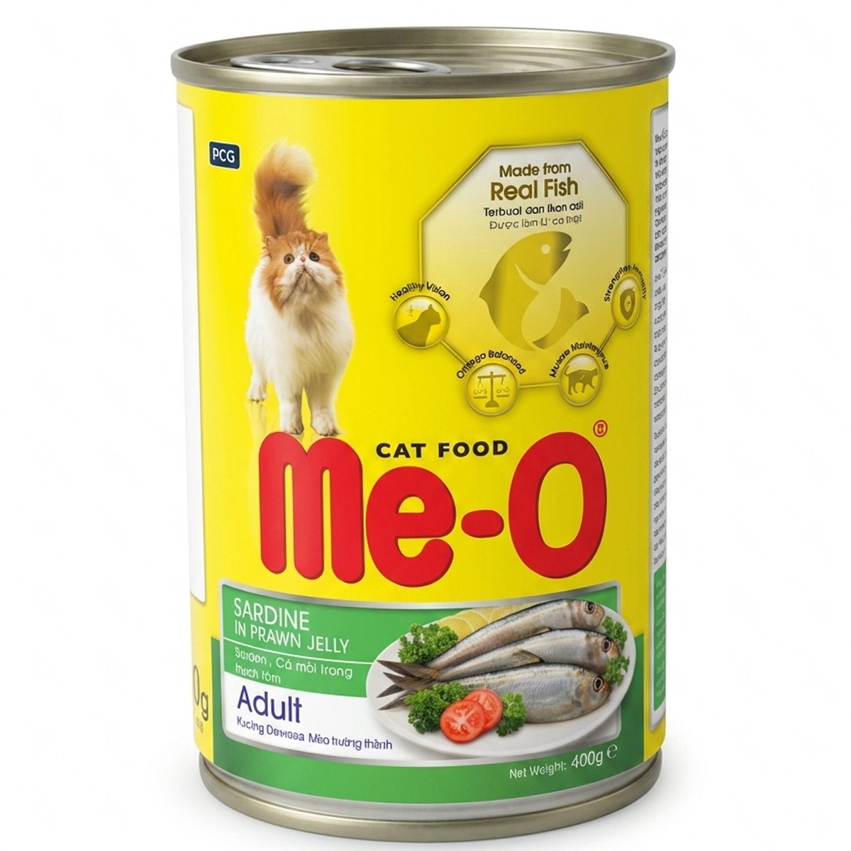 Me O Cat Food Sardine in Prawn Jelly 400g