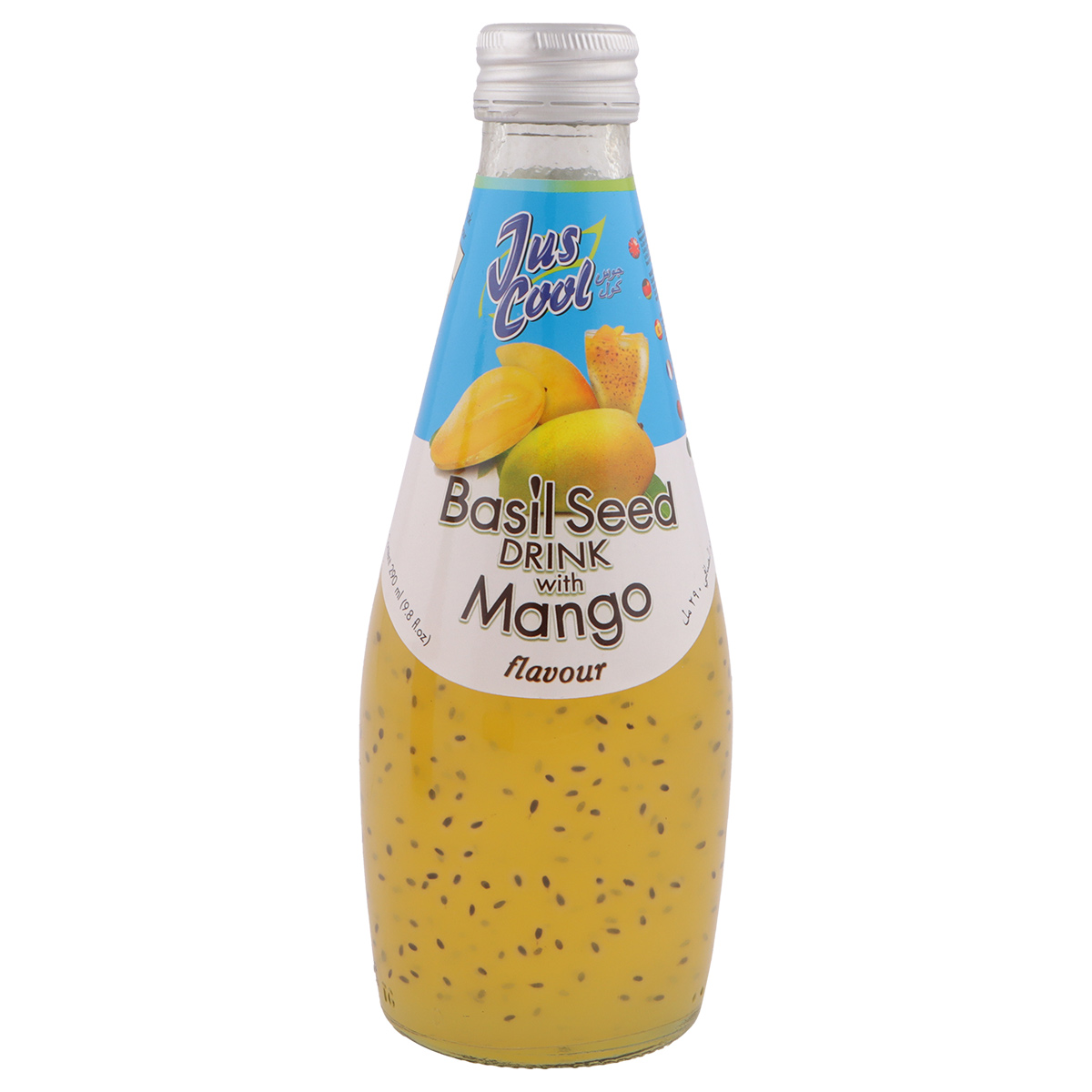 Jus Cool Basil Seed Drink with Mango Flavour 300ml
