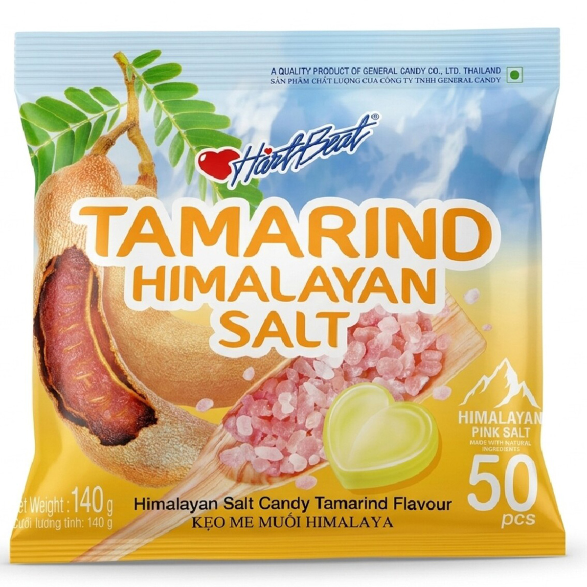 Hartbeat Tamarind Salt Candy 140g