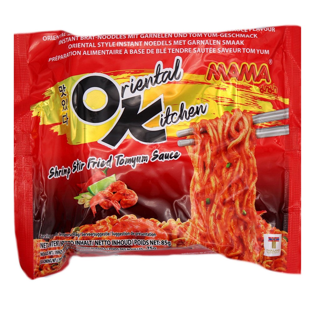 Oriental Kitchen Instant Noodle Shrimp Stir Fried Tom Yum Flavour 85g