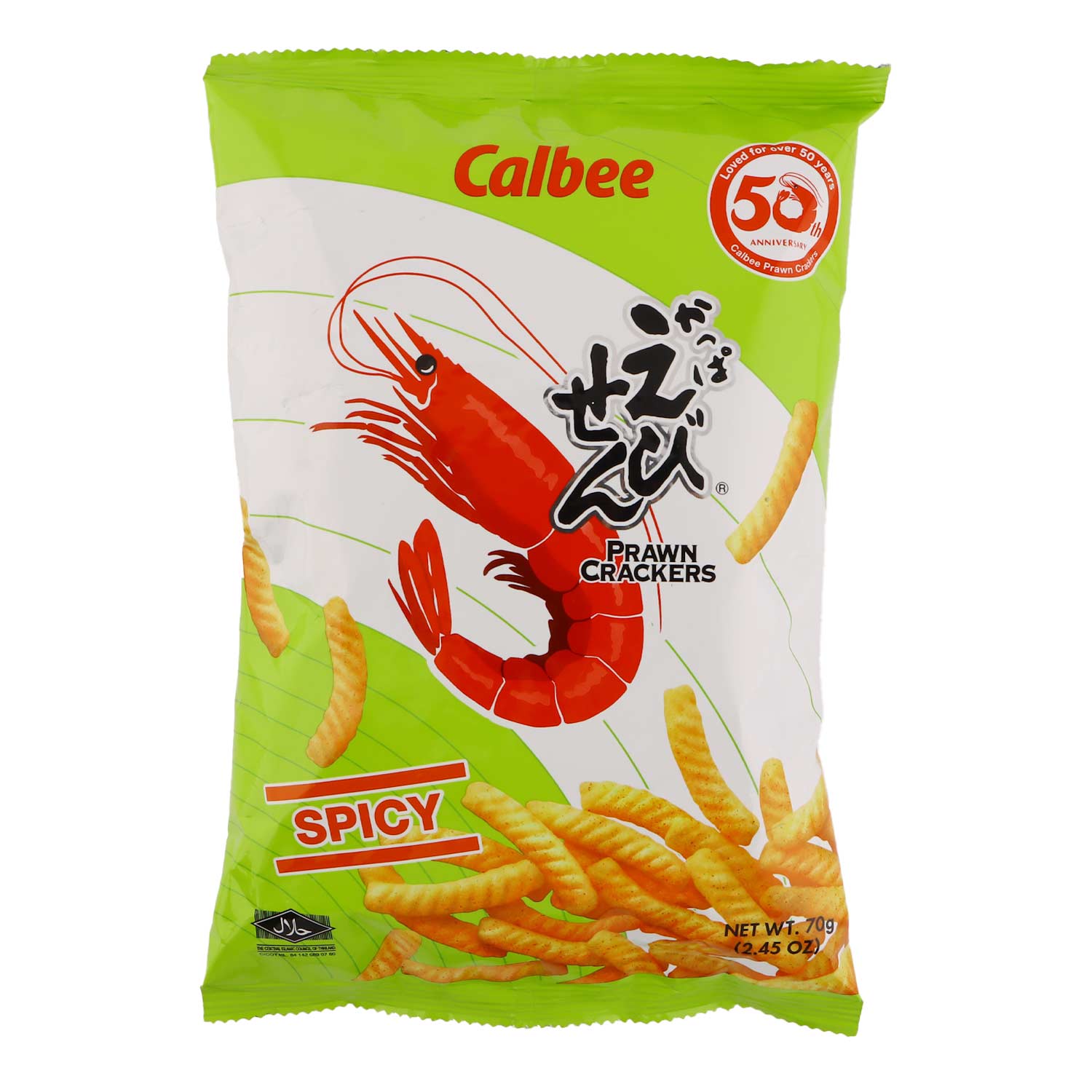 Calbee Prawn Crackers Spicy 70g | Snacks & Candy | Chips & Dips | Puffed Chips Calbee Prawn Crackers Spicy 70g | Snacks & Candy | Chips & Dips | Puffed Chips