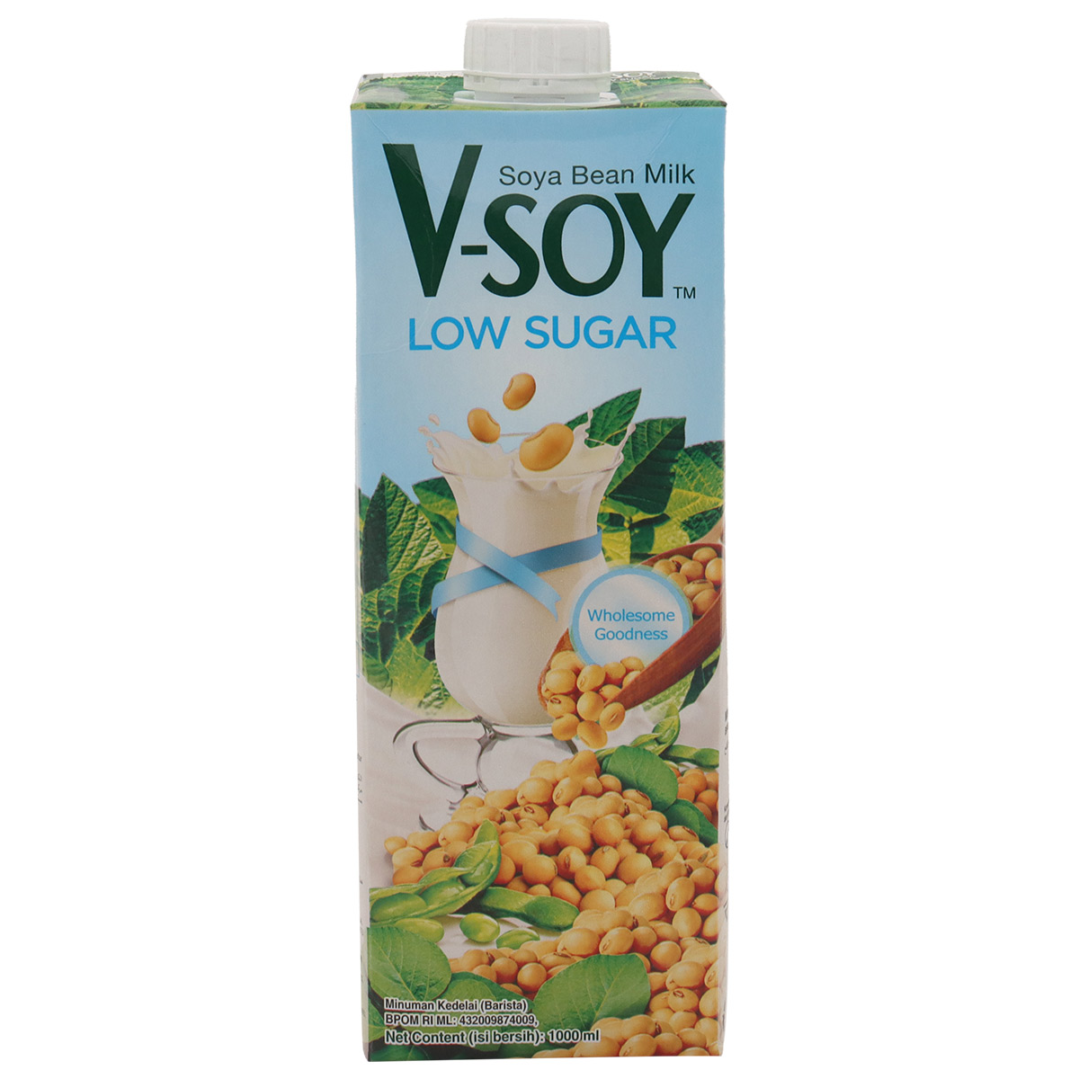 V-Soy Soy Bean Milk Low Sugar 1L