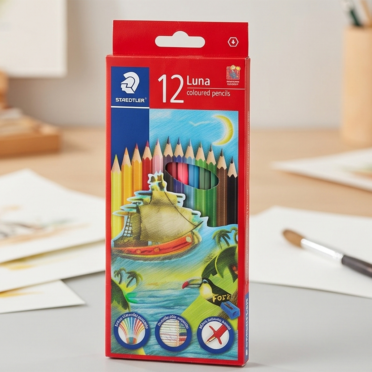 Staedtler Luna Colored Pencils Set 1 x 12 Pieces