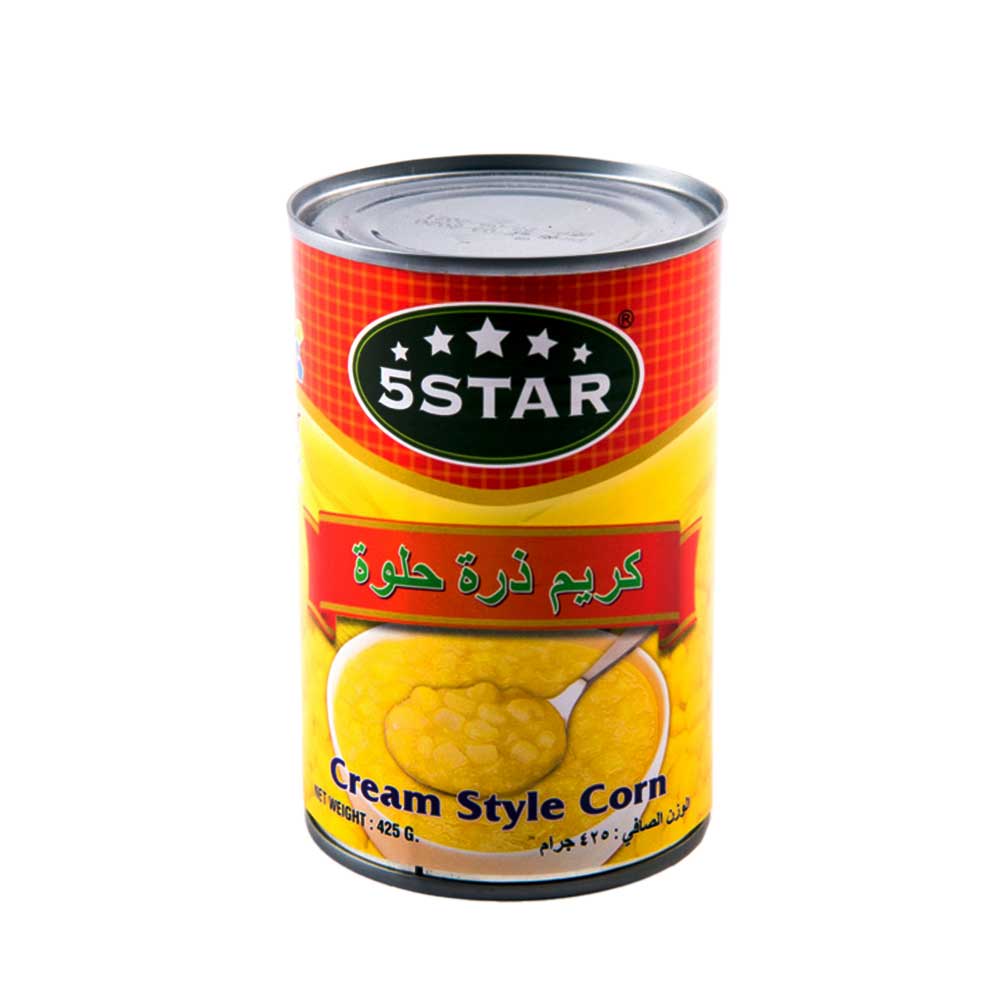 5 Star Cream Style Corn 425g