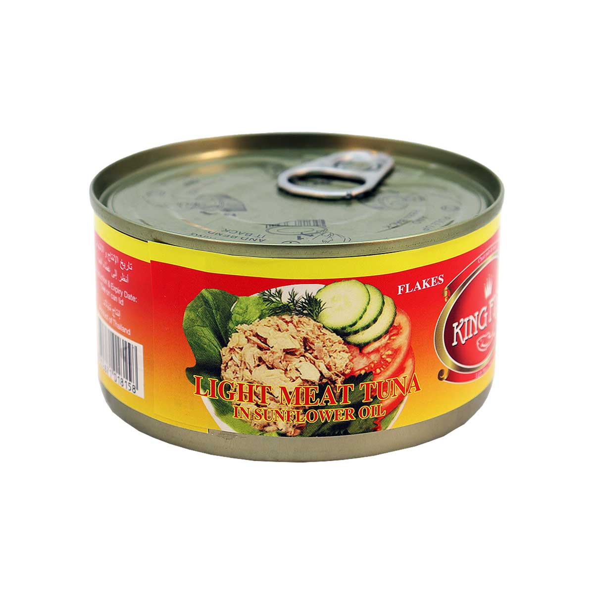 King Fish Light Meat Canned Tuna In Sunflower Oil 185g