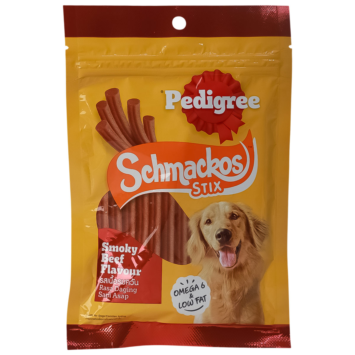 Pedigree Schmackos Stix Dog Food Smoky Beef Flavour 70g