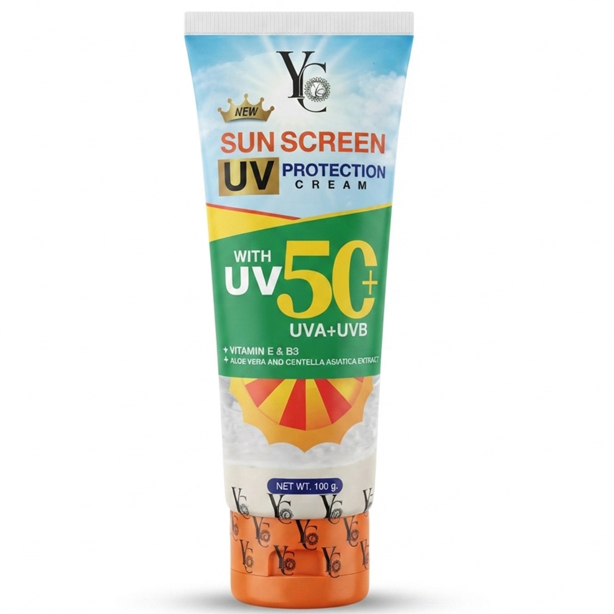 Yc Uv Protection Sunscreen Cream 100g