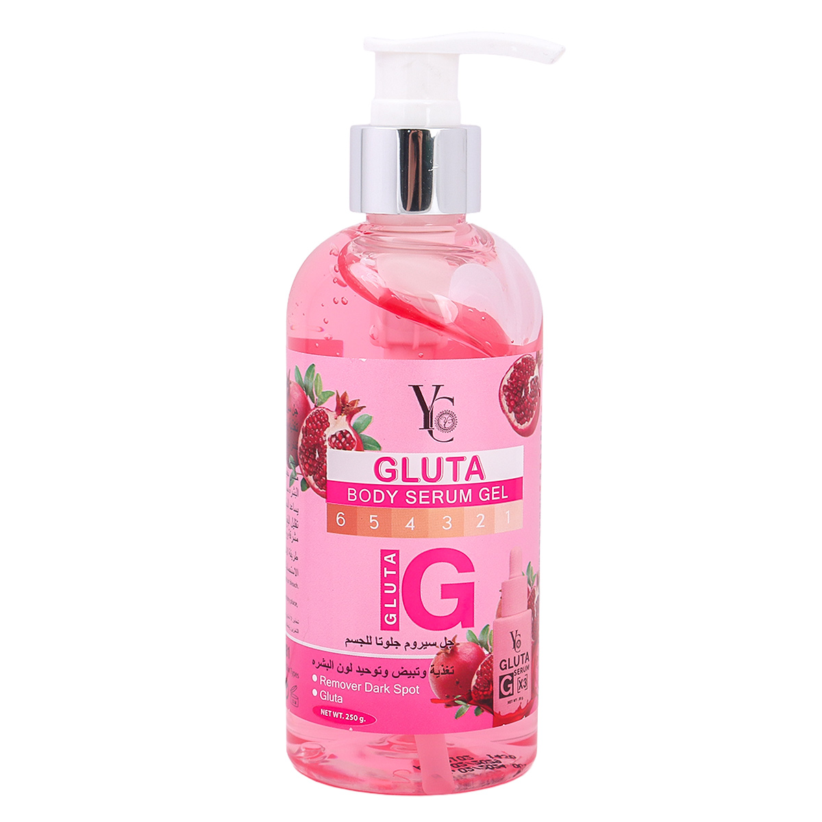 YC Gluta Body Serum Gel Pomegranate 250g