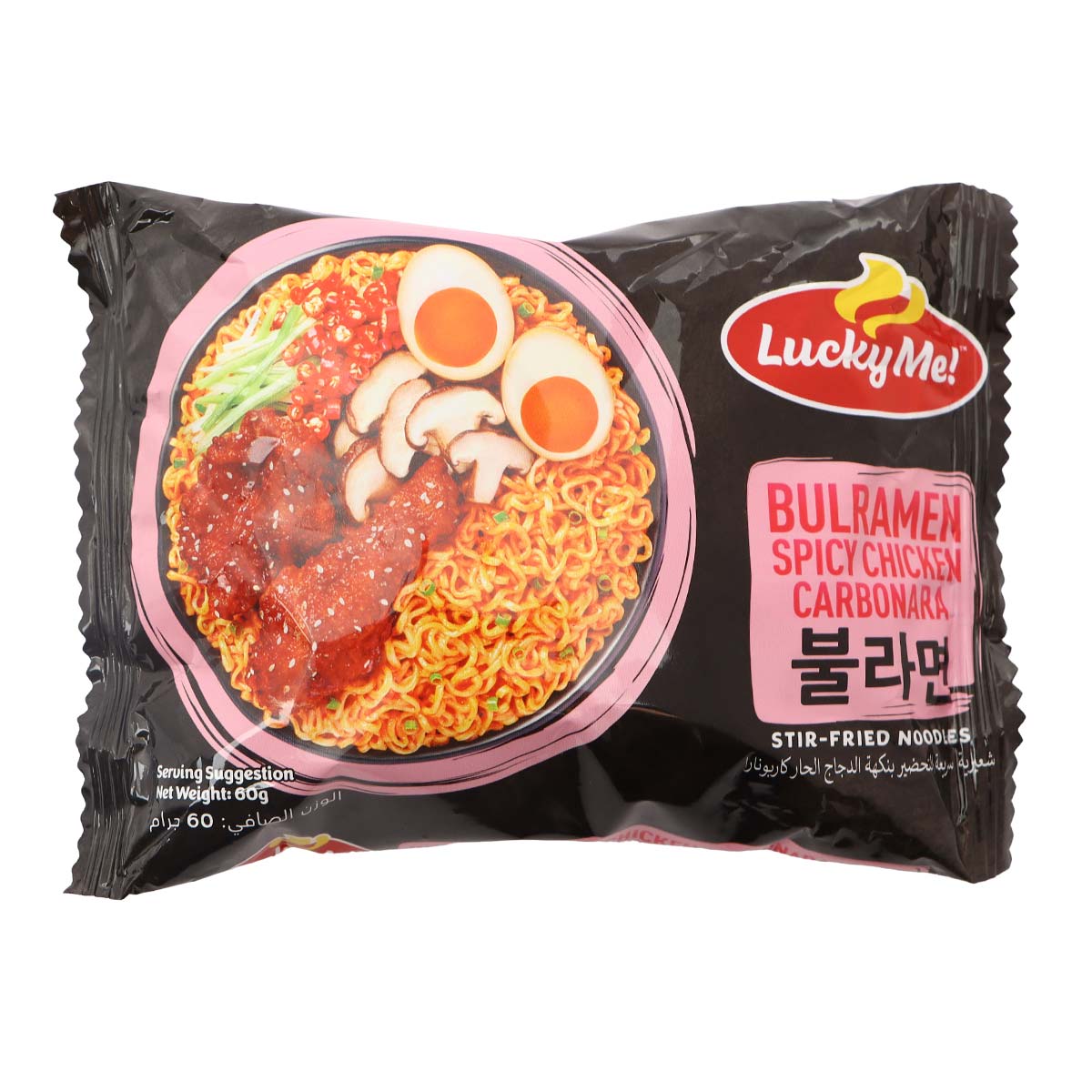 Lucky Me Bulramen Spicy Chicken Carbonara 60g