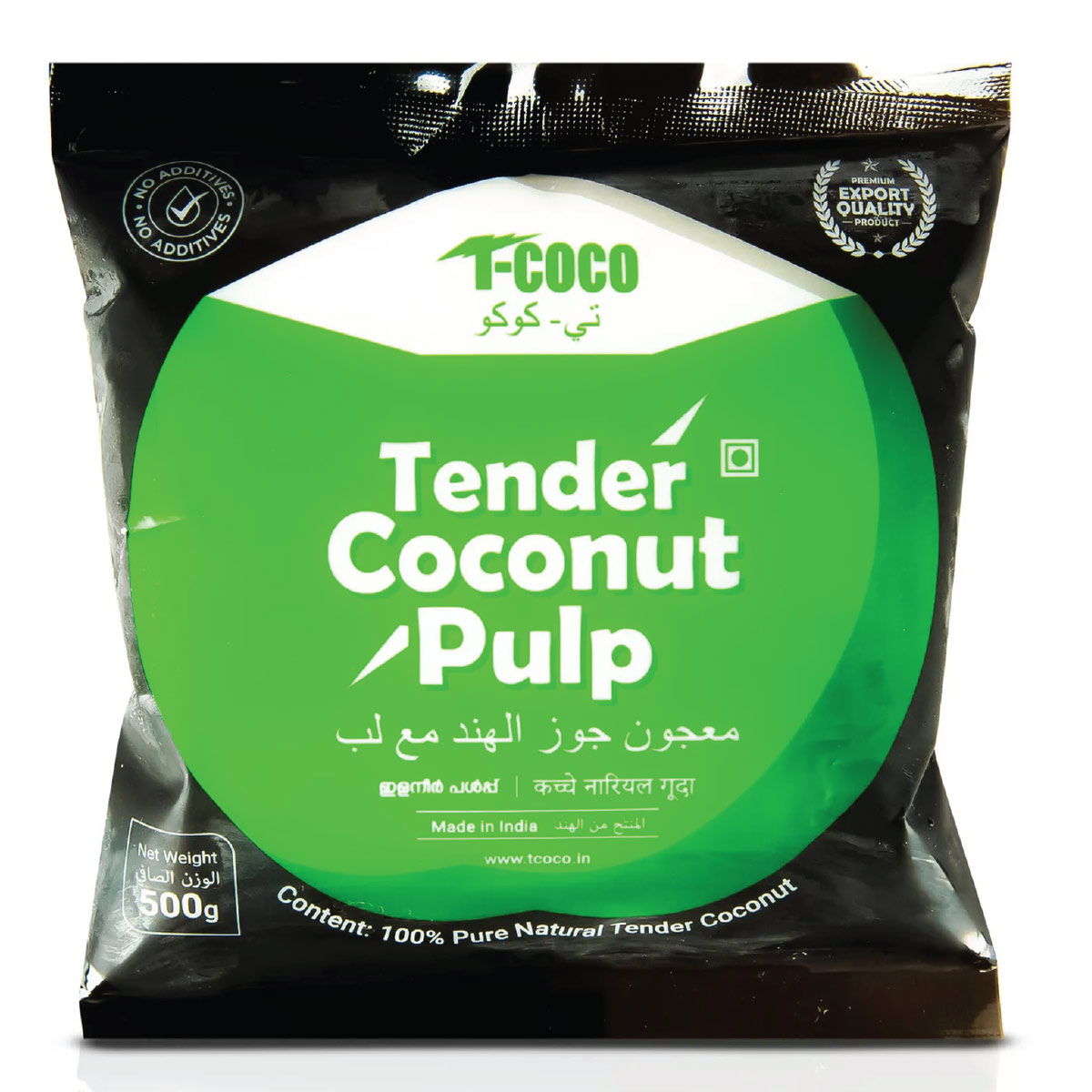 T-Coco Tender Coconut Pulp 500g