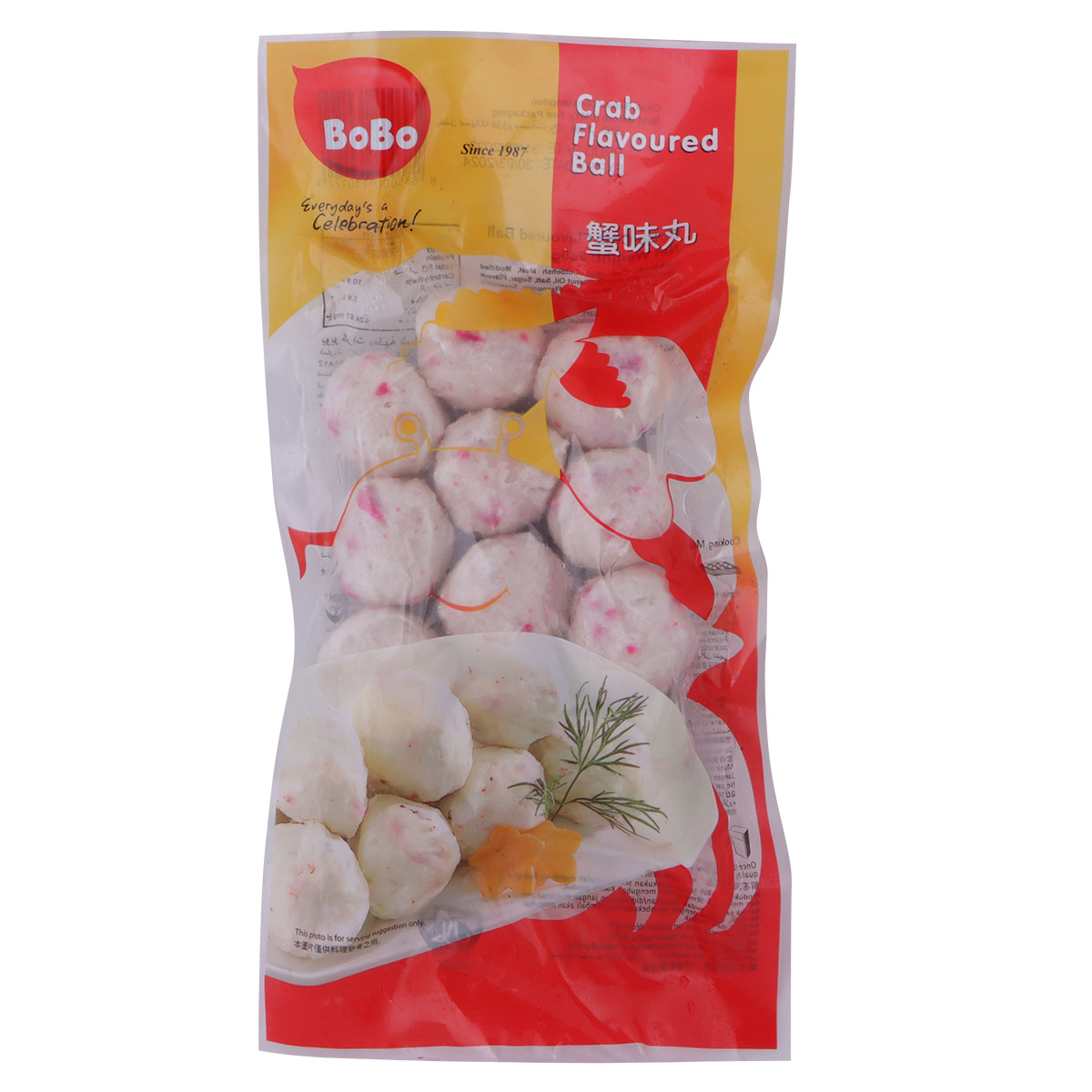 Bobo Frozen Crab Flavoured Ball 250g