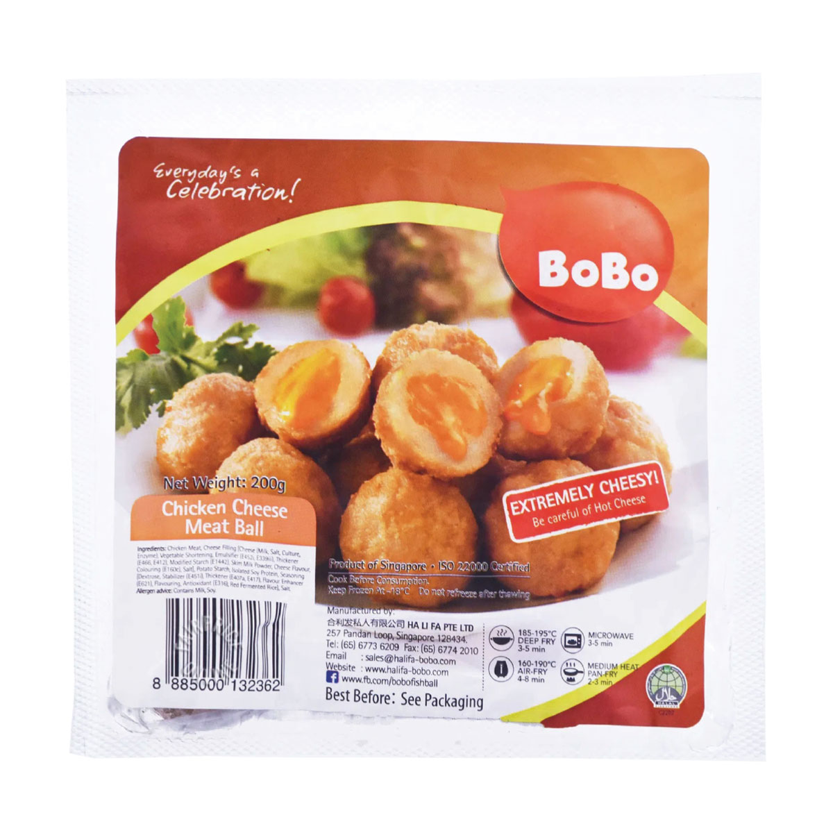 Bobo Chicken Cheese Meat Ball 200g