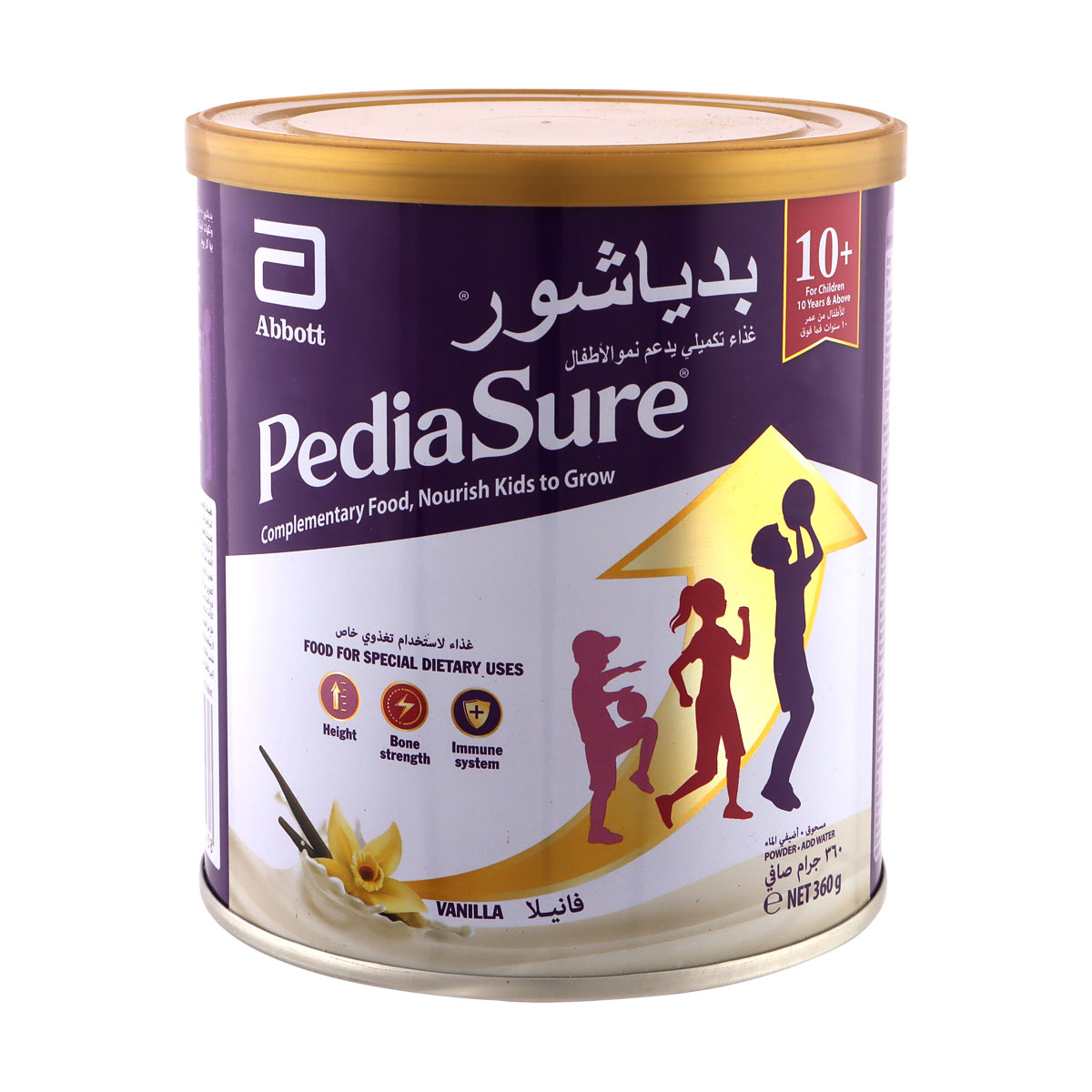PediaSure 10+ Vanilla Flavoured Complementary Food for Kids 360g