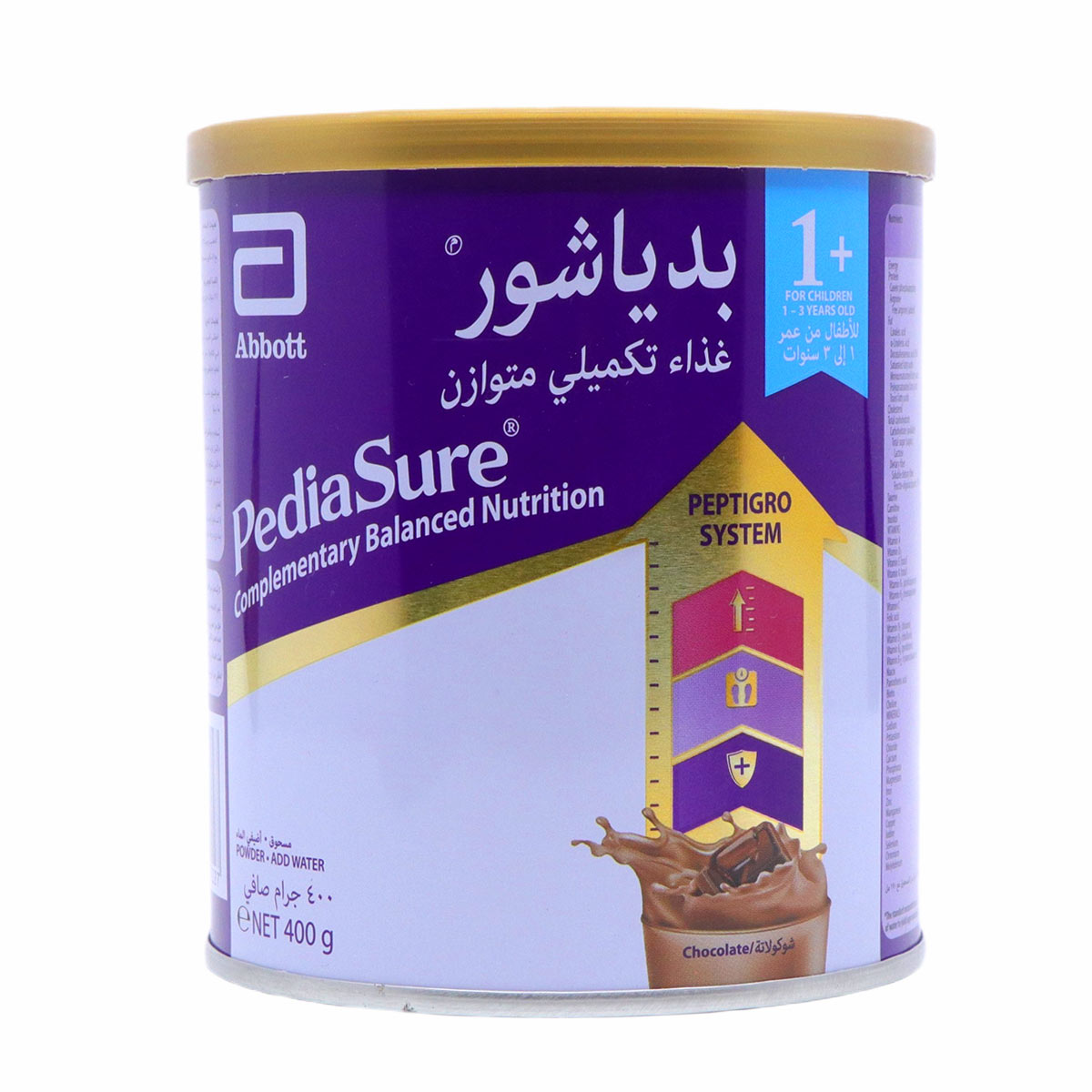 Abbott Pedisure Complete Complementary Balanced Nutrition Chocolate Milk Powder For 1 To 3 Years 400g