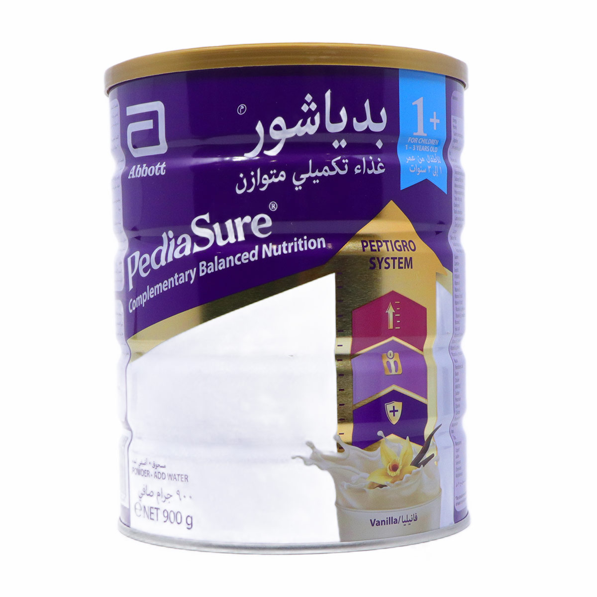 Abbott Pediasure Complementary Balanced Nutrition Vanilla Milk Powder For 1 To 3 Years 900g