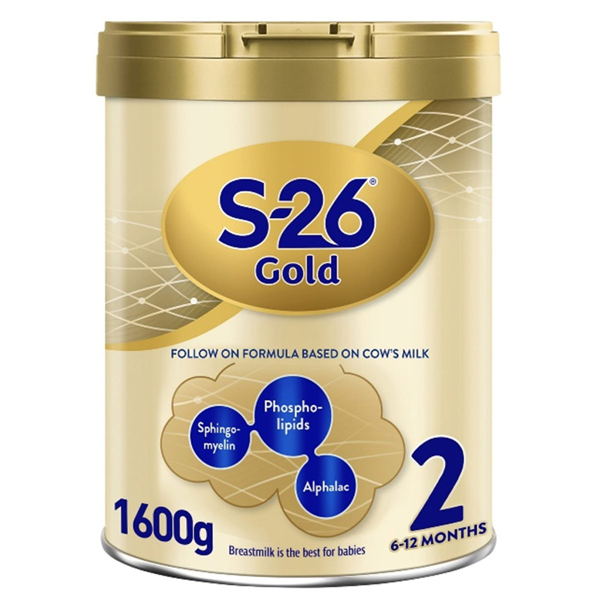 S-26 Gold 2 Follow-on Formula Milk Powder 1600g from 6-12 Months | Baby Food