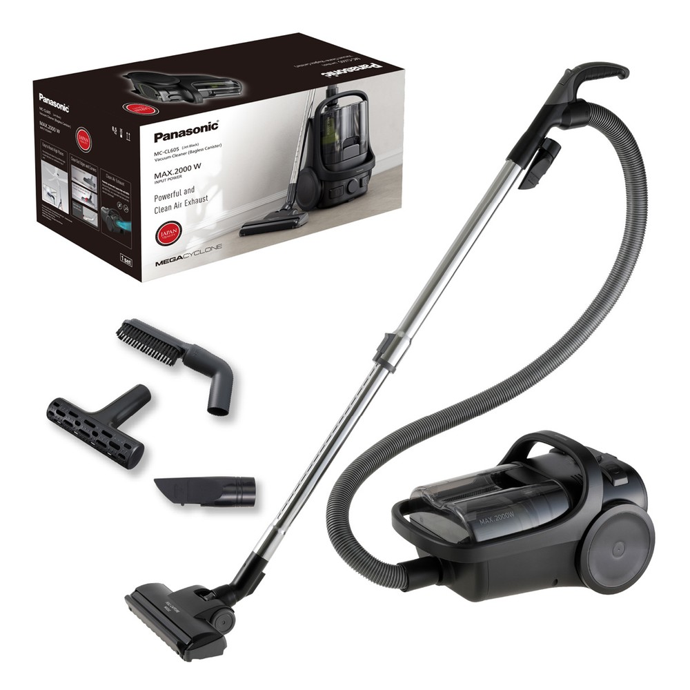 Panasonic Cyclone Bagless Canister Vacuum Cleaner 2000W MC-CL605K747