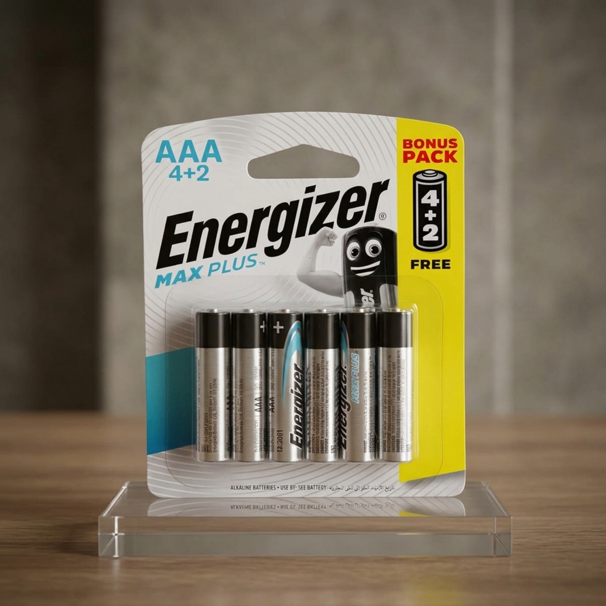 Energizer Max Plus Alkaline Batteries AAA 6 Pieces