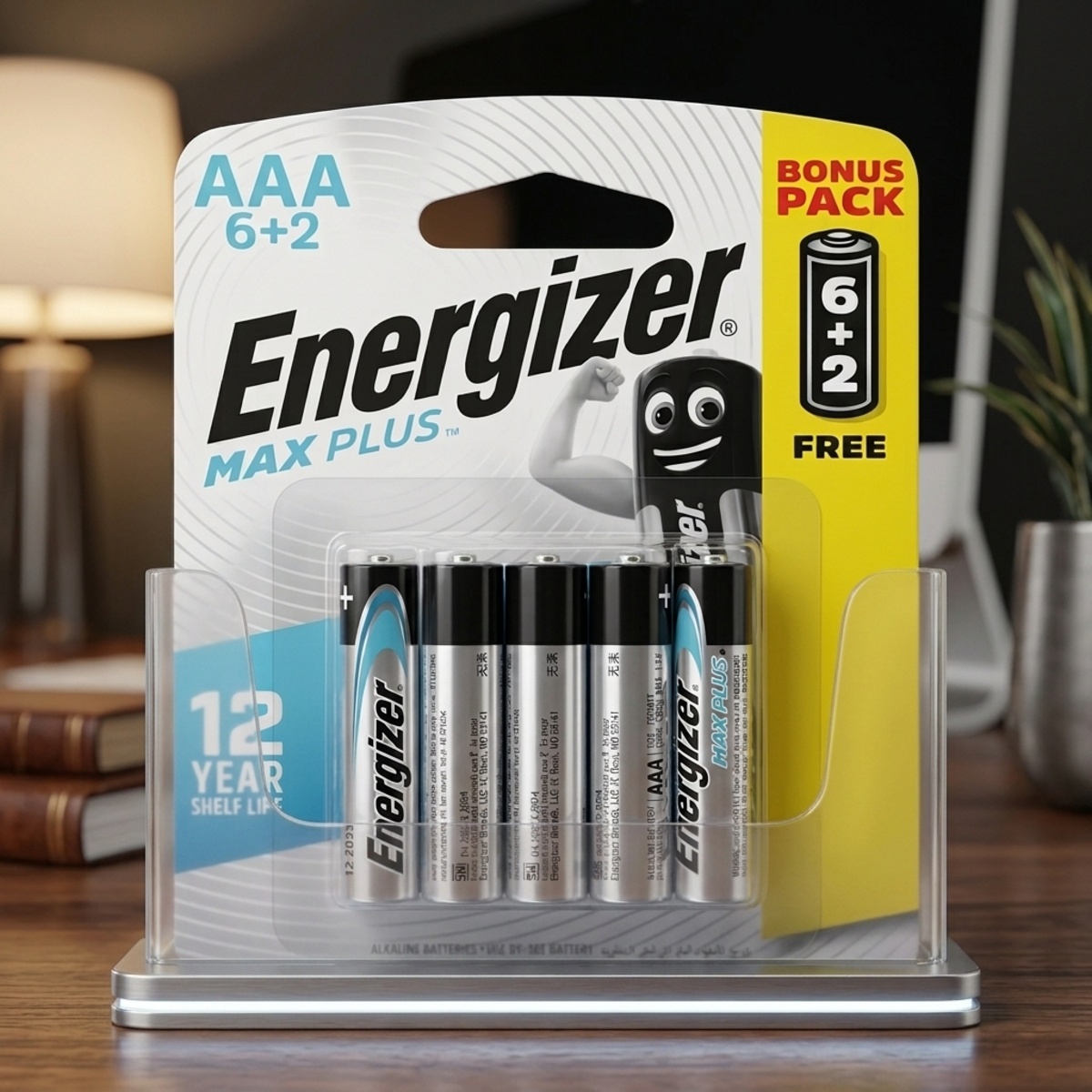 Energizer Max Plus AAA Batteries 8 Pieces