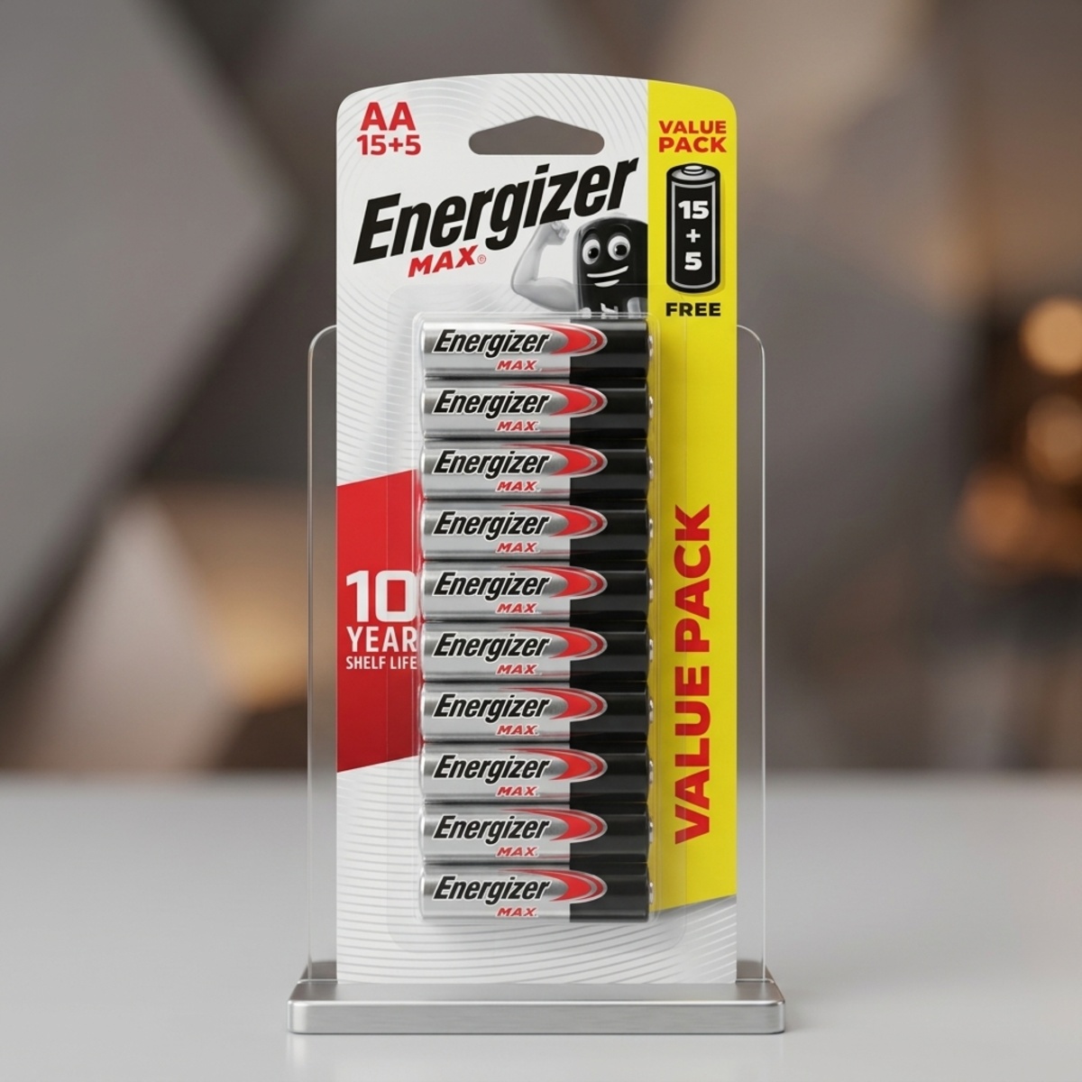 Energizer Max Alkaline AA Batteries 20 Pieces