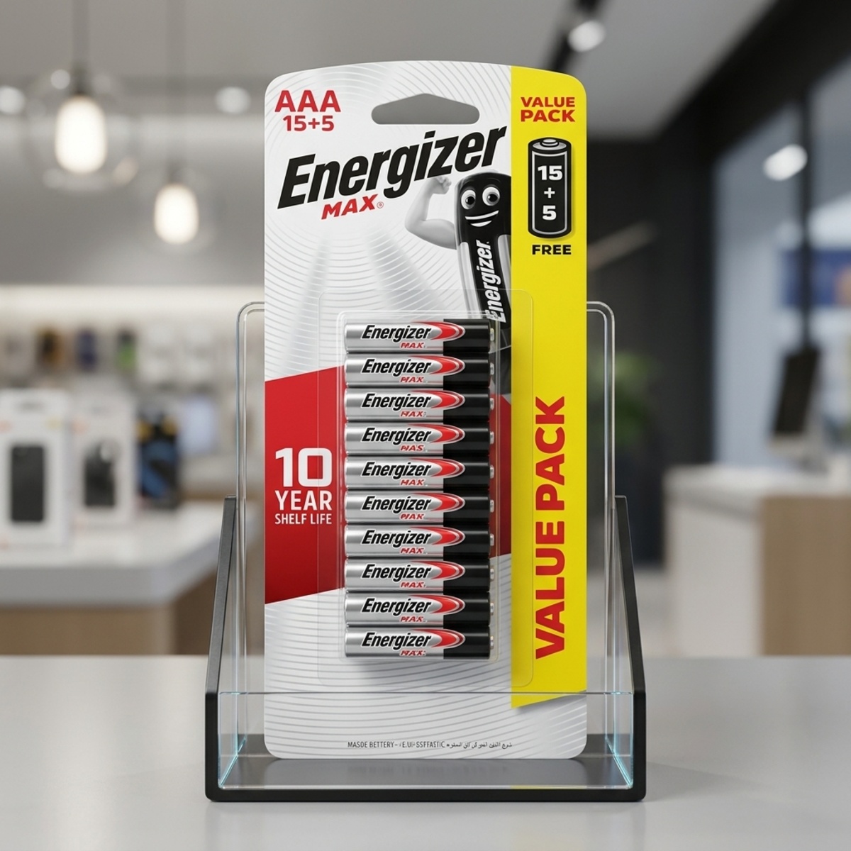 Energizer Max AAA Batteries 20 Pieces