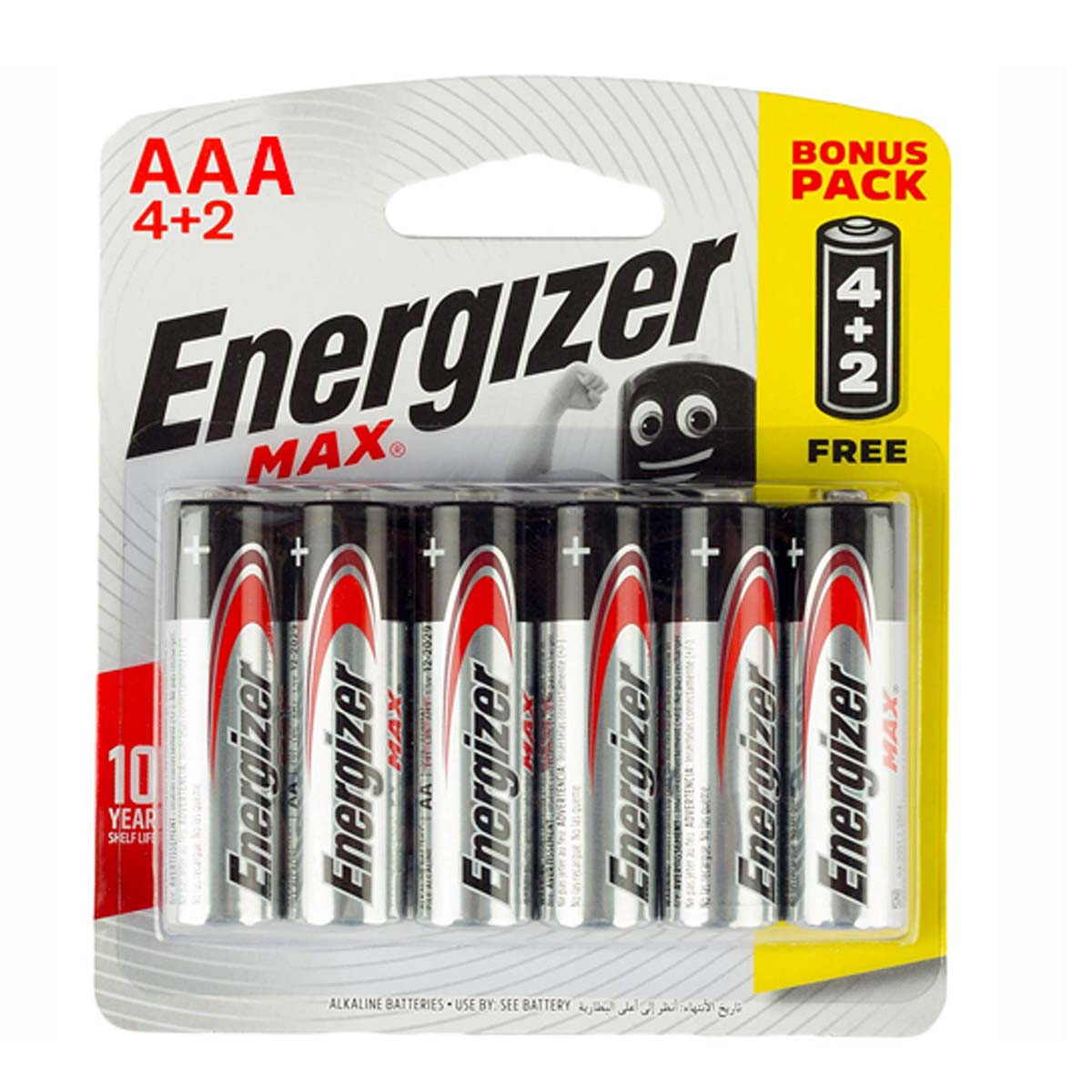 إنرجايزر ماكس ألك Aaa Bp4+2