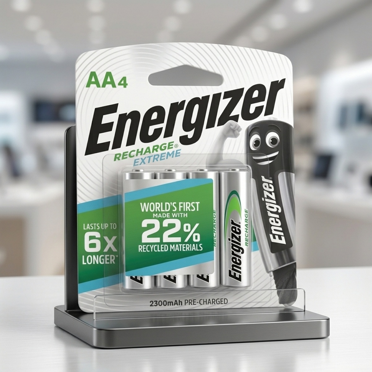 Energizer Recharge Extreme AA Batteries 4 Pieces