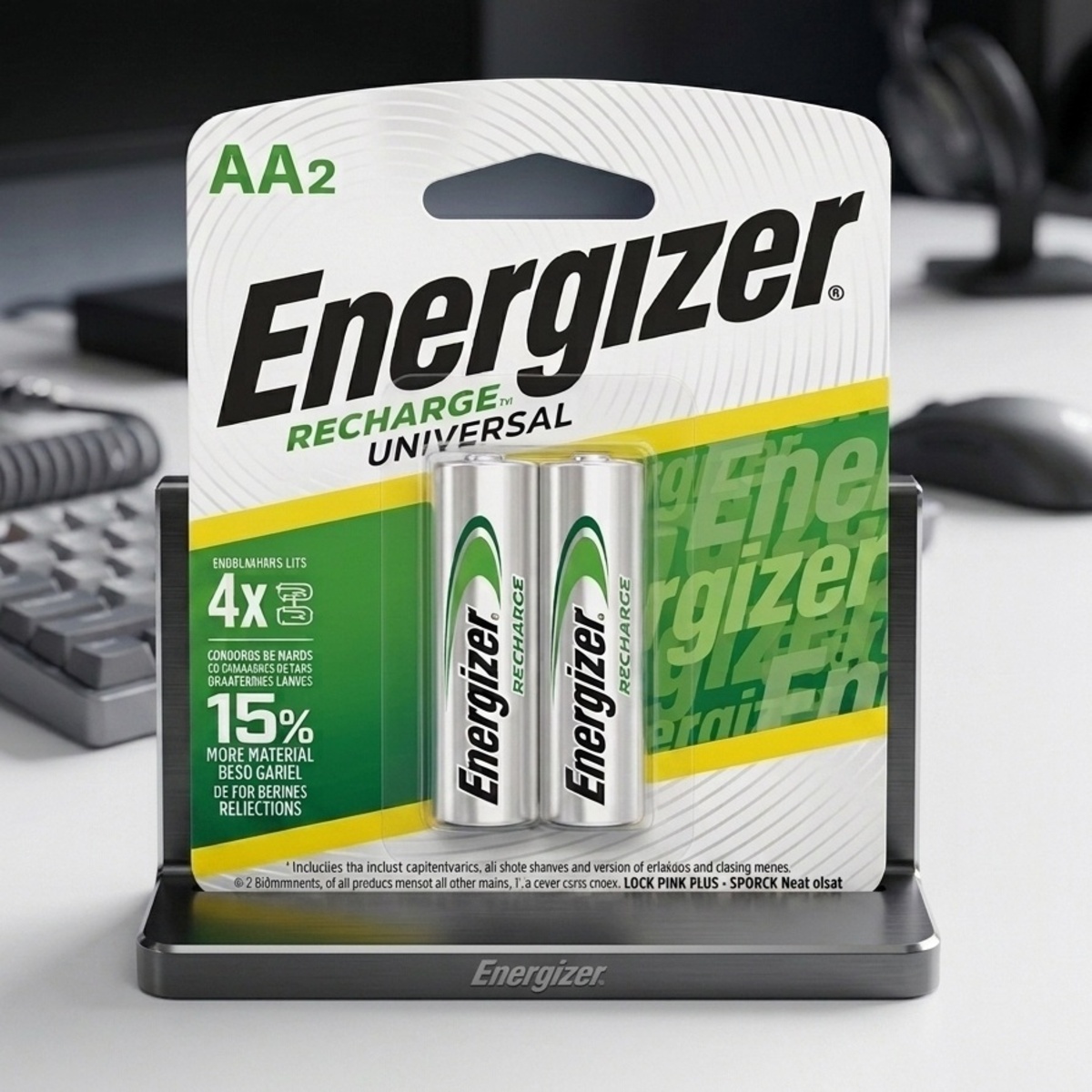 Energizer Universal Recharge AA Batteries 2 Pieces