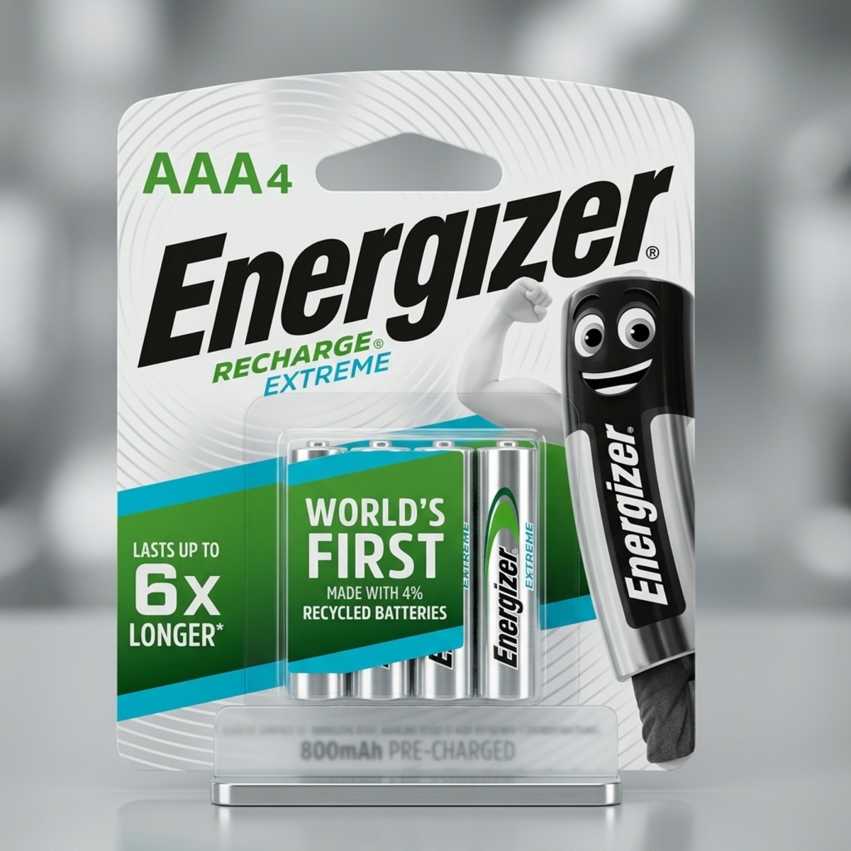 Energizer Recharge Extreme AAA Batteries 4 Pieces