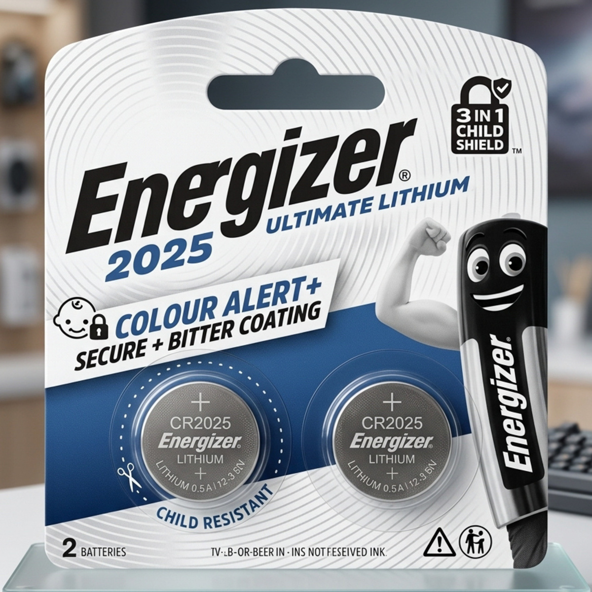 Energizer Ultimate Lithium CR2025 Batteries 2 Pack