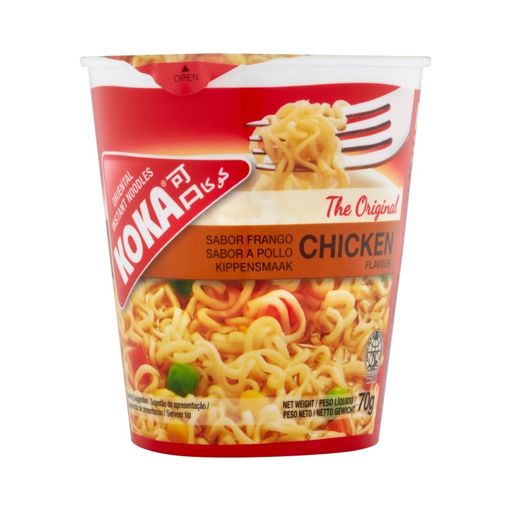 Koka Instant Cup Noodles Chicken Flavour 70g