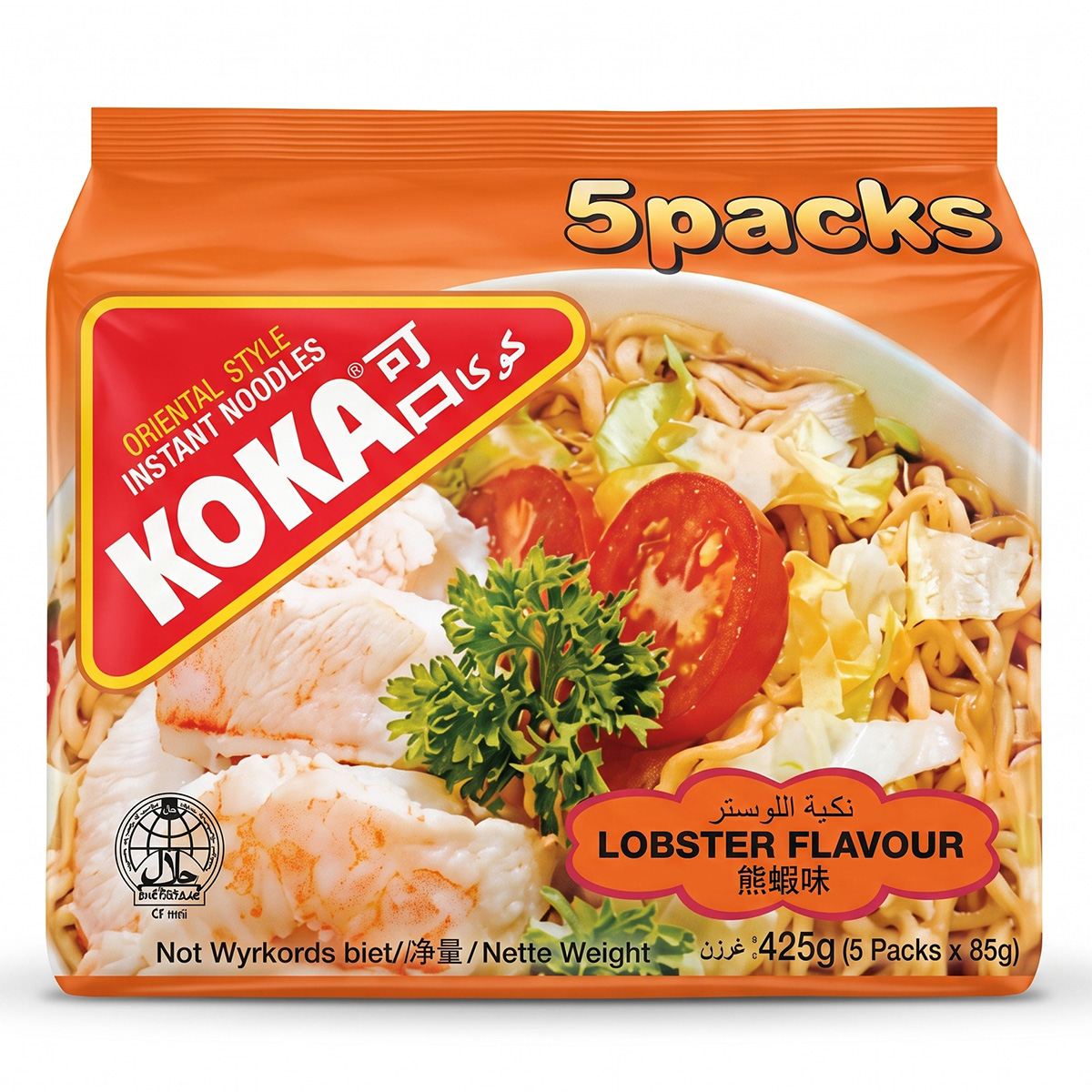 Koka Noodles Lobster 5x85g