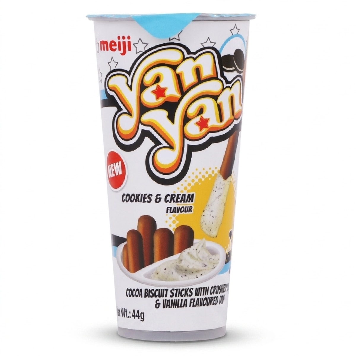 Meiji Yan Cookies & Cream Biscuit 44g